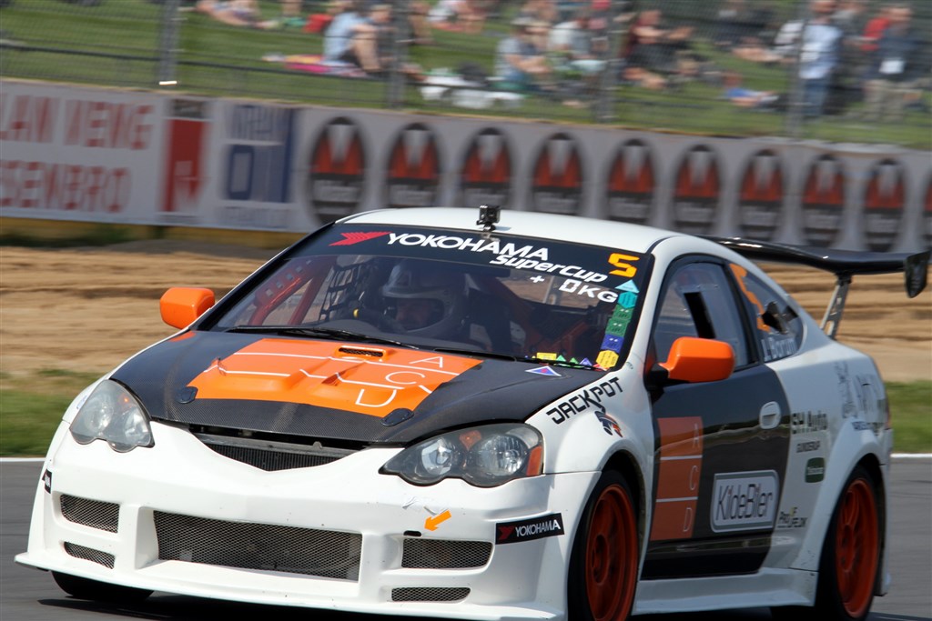 Honda Integraen kørte lidt mindre end og lidt langsommere end man havde håbet på i teamet
(Foto: Keld Dohm)